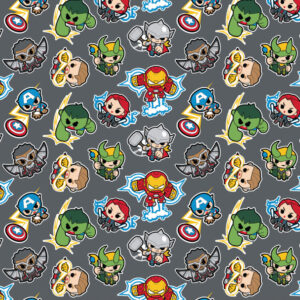 100% Cotton - Super Heros - Licenced Fabric