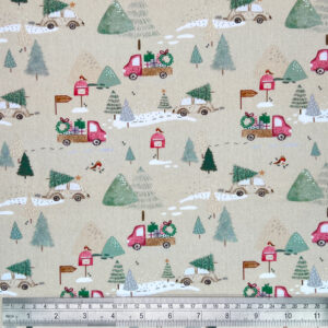 crafty fabrics panama 100% cotton christmas designs