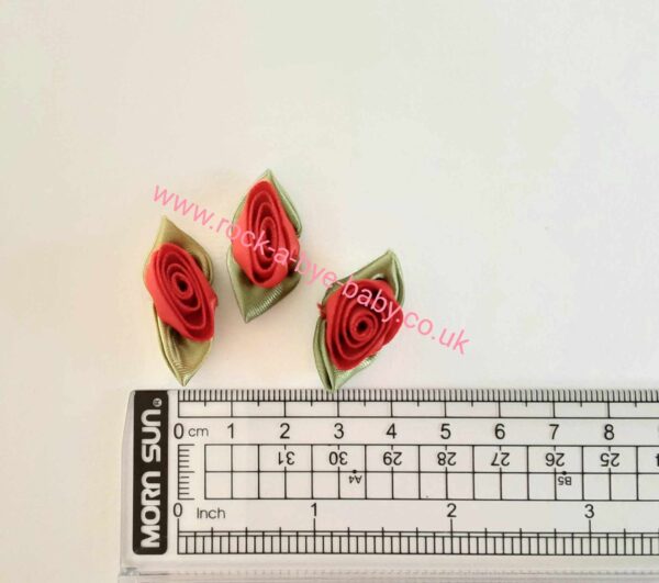 red large rosebud
