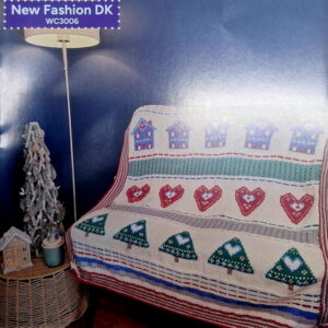 woolcraft "scandi folk blanket" blanket pattern