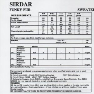 Sirdar DK - 18-26 Inch Chest - 1586 - Image 2
