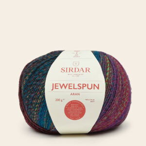 sirdar jewelspun aran 200g ball 847 midnight fjords
