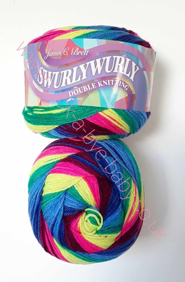 james brett swurly wurly dk 200g cake