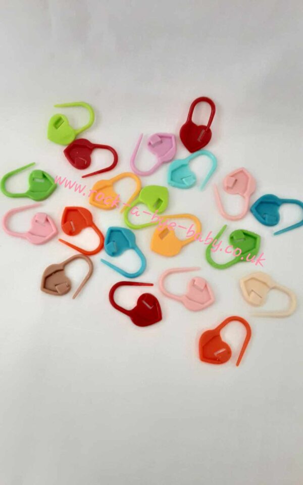 colourful stitch markers