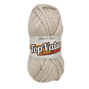 james brett top value super chunky 100g ball tsc 01 oatmeal, 1000g special offer