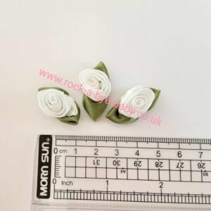 white large rosebud
